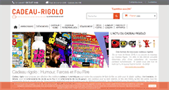 Desktop Screenshot of cadeau-rigolo.com