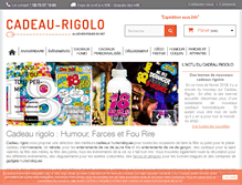 Tablet Screenshot of cadeau-rigolo.com